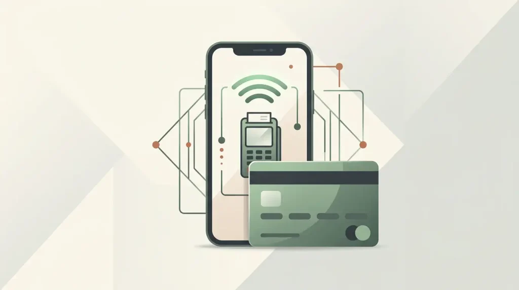 Ilustración de pago con tarjeta Mastercard en casino online