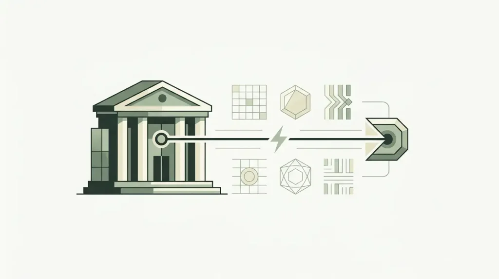 Ilustración de pago bancario directo vía Open Banking